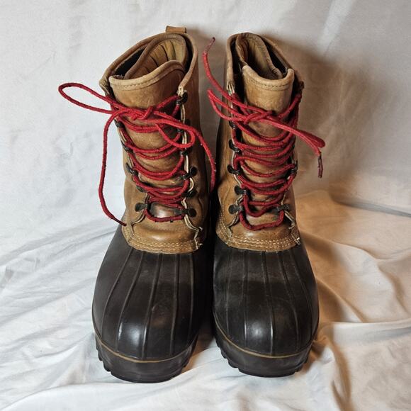 Vintage LL Bean Mens Size 10 Maine USA Hunting Shoe Duck Boots Insulated - Picture 5 of 10